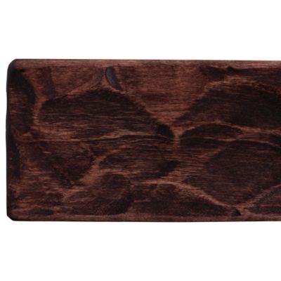 Image showing  Rough Hewn Fireplace Shelf Mantel, Mahogany, 72 in. x 6.25 in., Hewn