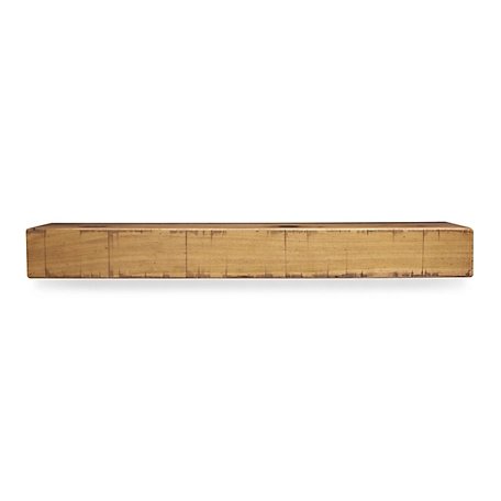 Dogberry Collections Rustic Fireplace Shelf Mantel, Aged Oak, 36 in. x 6.25 in., Rustic