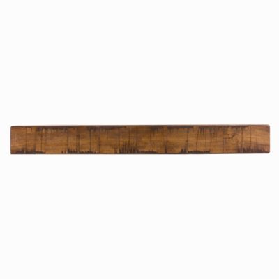 Dogberry Collections 48 in. x 9 in. Rustic Fireplace Shelf Mantel, Aged Oak