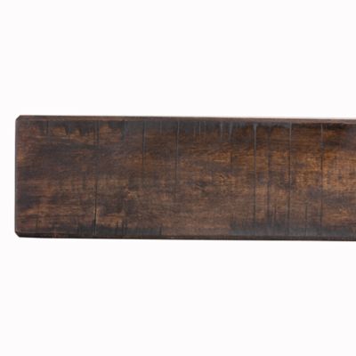 Image showing  60 in. x 9 in. Rustic Fireplace Shelf Mantel, Dark Chocolate