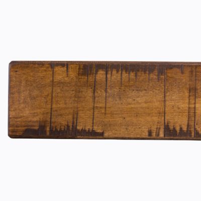 Image showing  72 in. x 9 in. Rustic Fireplace Shelf Mantel, Aged Oak
