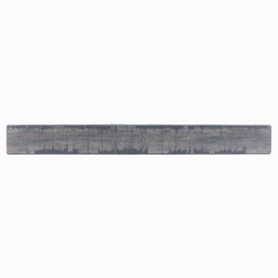 Dogberry Collections Rustic Fireplace Shelf Mantel, Ash Gray, 72 in. x 9 in., Rustic