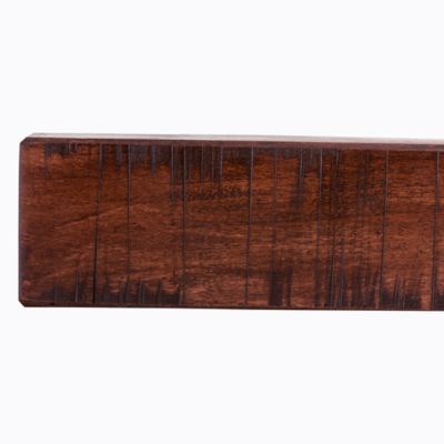 Image showing  72 in. x 6.25 in. Rustic Fireplace Shelf Mantel, Mahogany