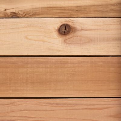 Image showing  48 in. x 14 in. Horizontal Slat Wooden Shutters, Unfinished, 2 pc.