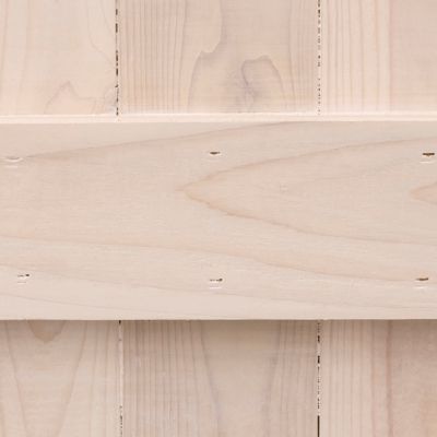 Image showing  60 in. x 14 in. Traditional Board and Batten Exterior Shutters, White, 2 pc.