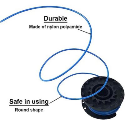 Image showing 6 th Greenworks 0.065 in. x 16 ft. Auto Feed Single-Line String Trimmer Line, 3-Pack