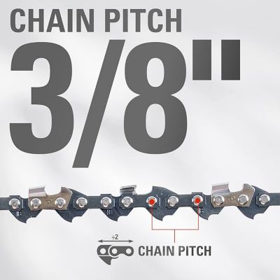 Image showing  16 in. Chainsaw Chain, 3/8 in. Pitch, 0.050 in. Gauge, 56 Drive Links