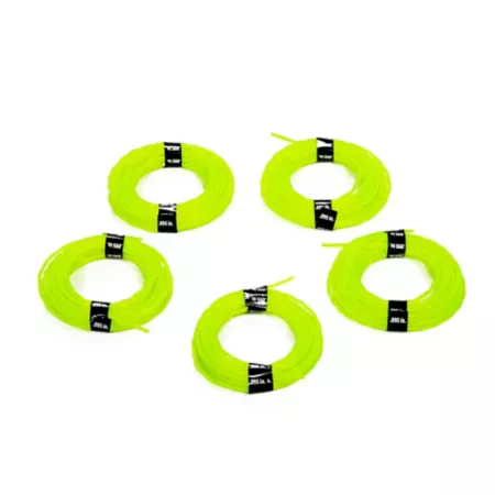 Greenworks 0.095 in x 16 ft Pre-Cut Twisted Replacement String Trimmer Line 5-Pack Trimmer Lines Spools & Blades