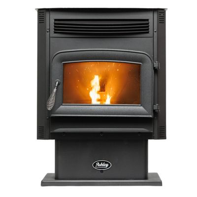 Ashley Pellet Stove on Pedestal, 1,700 sq. ft., 90 lb. Hopper