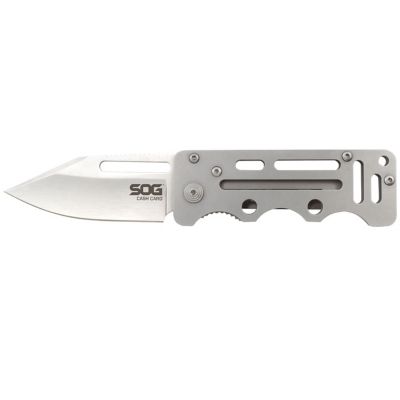 SOG 2.75 in. Cash Card Folding Knife, SOG-EZ1-CP