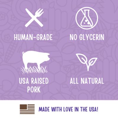 Image showing  Natural Cut Pork Jerky Dog Treats, 10 oz.