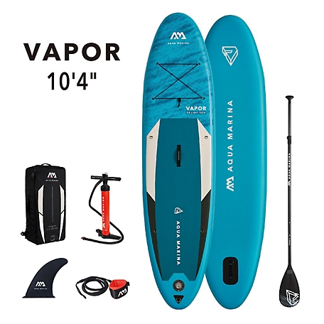 Aqua Marina Vapor 10 ft.4 in., All-Around, Stand Up Paddle Board - Inflatable Sup + Carry Bag, Paddle, Fin, Pump