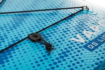 Image showing 8 th Aqua Marina 10 ft. 4 in. Vapor All-Around Stand-Up Paddle Board, Inflatable SUP + Carry Bag, Paddle, Fin, Pump