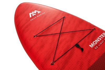 Image showing  12 ft. Monster All-Around Stand-Up Paddle Board, Inflatable SUP + Carry Bag, Paddle, Fin