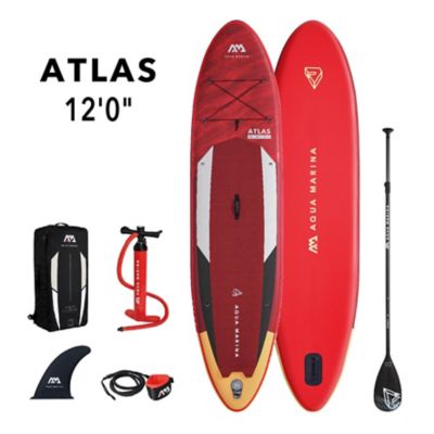 Aqua Marina Atlas 12 ft.0 in., All Around Advanced, Stand Up Paddle Board - Inflatable Sup + Carry Bag, Paddle, Fin
