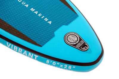 Image showing 5 th Aqua Marina Vibrant 8 ft.0 in. Stand Up Paddle Board - Inflatable Sup + Carry Bag, Paddle, Fin, US-BT-22VIP1
