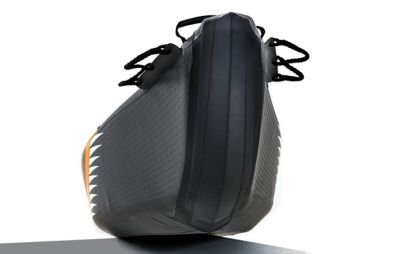 Image showing 7 th Aqua Marina 12 ft.4 in. 1-Person Tomahawk Air-K High Pressure Speed Kayak/Canoe with Carry Bag, Paddle, Fins and Pump