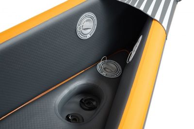 Image showing 6 th Aqua Marina 14 ft. 5 in. Tomahawk Air-K Sit-on-Top High Pressure Speed Inflatable Kayak/Canoe Kit