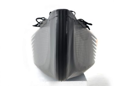 Image showing  15 ft. 8 in. 3-Person Tomahawk Air-C High Pressure Speed Inflatable Kayak/Canoe with Carry Bag, Fins and Pump