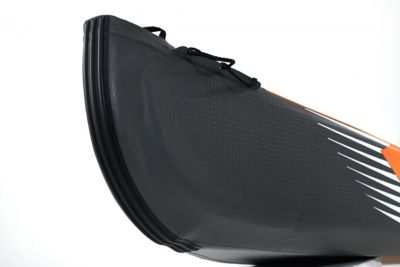 Image showing  15 ft. 8 in. 3-Person Tomahawk Air-C High Pressure Speed Inflatable Kayak/Canoe with Carry Bag, Fins and Pump