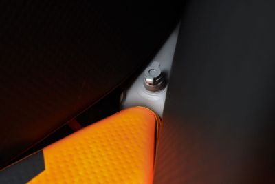 Image showing 5 th Aqua Marina 15 ft. 8 in. 3-Person Tomahawk Air-C High Pressure Speed Inflatable Kayak/Canoe with Carry Bag, Fins and Pump