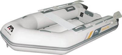 Aqua Marina Inflatable Speed Boat A-Deluxe 3M with Aluminium Deck Including Carry Bag, Hand Pump & Oar Set, BT-06300AL