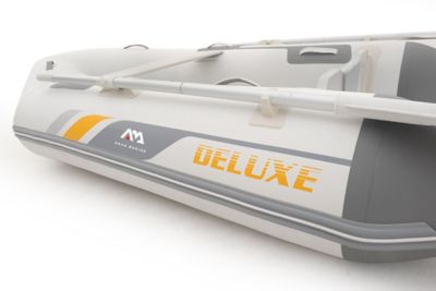 Image showing 5 th Aqua Marina Inflatable Speed Boat A-Deluxe 2.77M with Aluminium Deck Including Carry Bag, Hand Pump & Oar Set, BT-88850AL