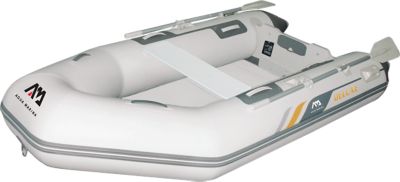 Aqua Marina Inflatable Speed Boat A-Deluxe 3M with Wooden Floor Including Carry Bag, Hand Pump & Oar Set, BT-06300WD