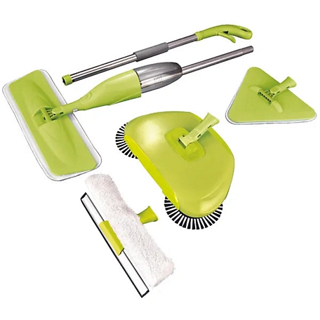 Ewbank 5 pk., 5 Piece, All-in-One, Home & Office Care, Spray Mop & Sweeper Set, No Battery & No Cord, US-CS-EW-5PK