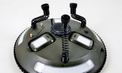 Image showing  Music Solar, 4-in-1 LED Light - Strong Bt Speaker, Mainlight+3Detachable Multi Mode Lights, Tripod & Carry Bag