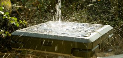 Image showing 5 th Tru De-Light Whitenight Solar LED Light, 5-in-1, Main + 4 Independent Detachable Multi Mode Side Lights, Tripod & Carrying Bag