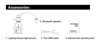 Image showing  Romantico LED All-in-One Lamp, Dimmable, Color Changeable, Rechargeable, Bluetooth Music Speaker - Black