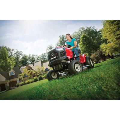 Image showing  Pony 42 in. 15.5 HP Gas Riding Lawn Mower, Briggs & Stratton Engine, CVT Transmission