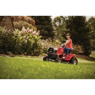 Image showing  Pony 42 in. 15.5 HP Gas Riding Lawn Mower, Briggs & Stratton Engine, CVT Transmission