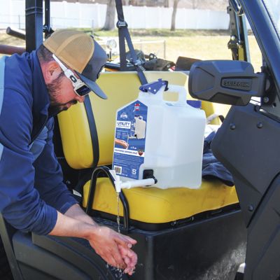 Image showing  5 gal. Utility Can with Interchangeable Spigot and Spout