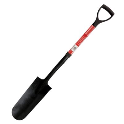 Image showing  28 in. Fiberglass Handle Heavy-Duty Drainage Spade