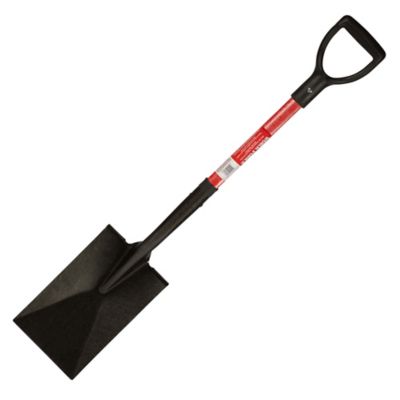 Image showing  28 in. Fiberglass Handle Heavy-Duty Garden Spade