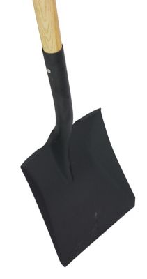 Image showing  48 in. Wood Handle Heavy-Duty Square Point Shovel