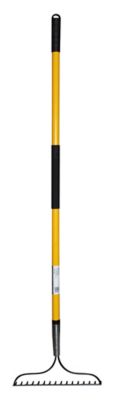 Professional's Choice 16-Tine Bow Rake - 54 in. Fiberglass Handle - 14 Gauge Steel Blade, 1726-1