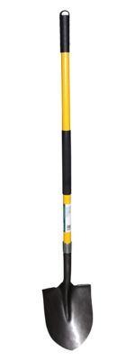 Image showing  54 in. Fiberglass Handle Round Point Shovel