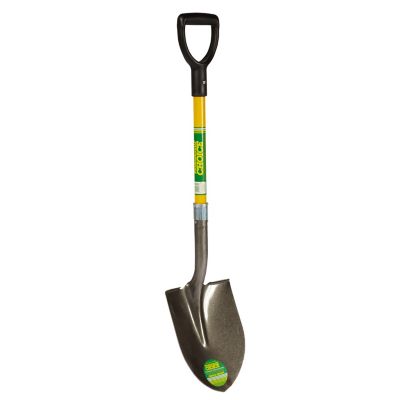 Professional's Choice Round Point Shovel - 28 in. Fiberglass Handle - 14 Gauge Steel Head