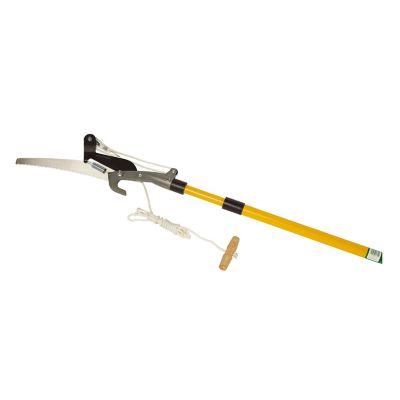 Professional's Choice 13 ft. Pole Pruner - Collapsible Fiberglass Handle - 14 Gauge Steel Head, 1755-1