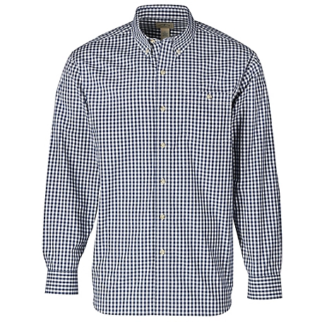 Blue Mountain Long-Sleeve Stretch Poplin Shirt at Tractor Supply