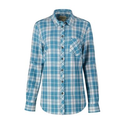 Blue Mountain Women's Plaid Flannel Shirt