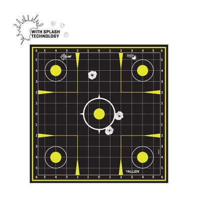 Image showing  Ezaim Splash Reactive Shooting Target, 12.5 in, Sight Grid, 30-Targets