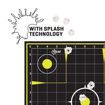 Image showing  Ezaim Splash Reactive Shooting Target, 12.5 in, Sight Grid, 30-Targets
