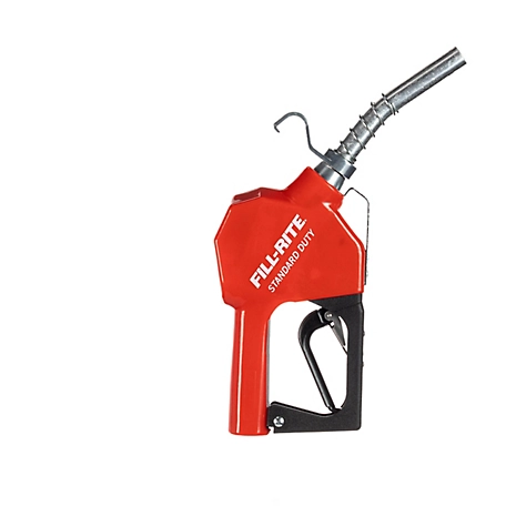 Fill-Rite 3/4 in. 3-14.5 GPM (11-55 Lpm) Automatic Unleaded Fuel Nozzle with Hook (Red), SDN075RAN