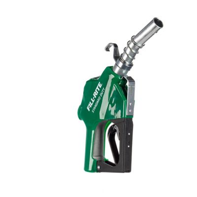 Image showing  Automatic Diesel Fuel Nozzle with Hook, 5-25 GPM, 1 in., Green, SDN100GAN