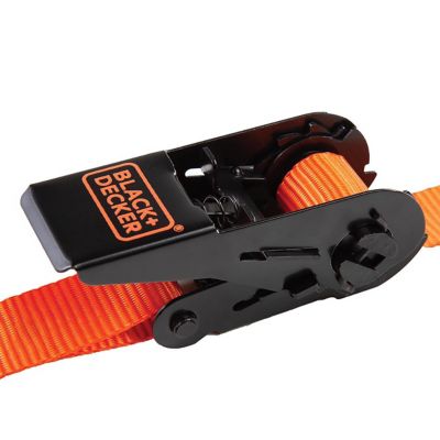 Image showing  1 in. x 10 ft. Light-Duty Ratchet Tie-Down Straps, 900 lb. Break Strength, 4 pk.