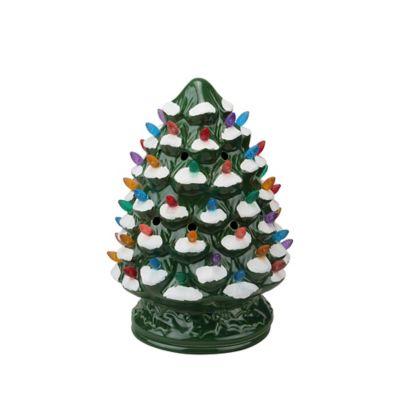 Red Shed Light-Up Christmas Tree Wax Warmer with Gingerbread Scented Wax Melts
